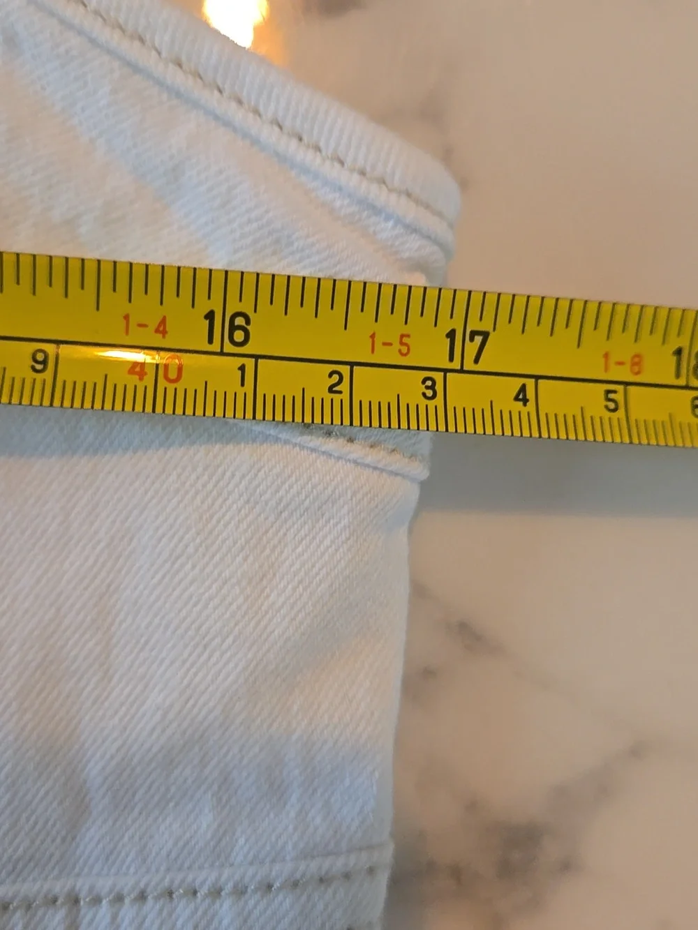 Universal Thread White Denim Dress Button Front Cottagecore Summer Large - Picture 7 of 10